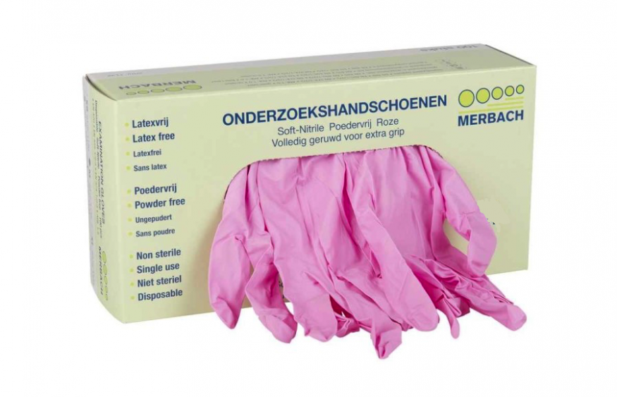 Podoshop » Merbach Soft handschoen Roze maat M